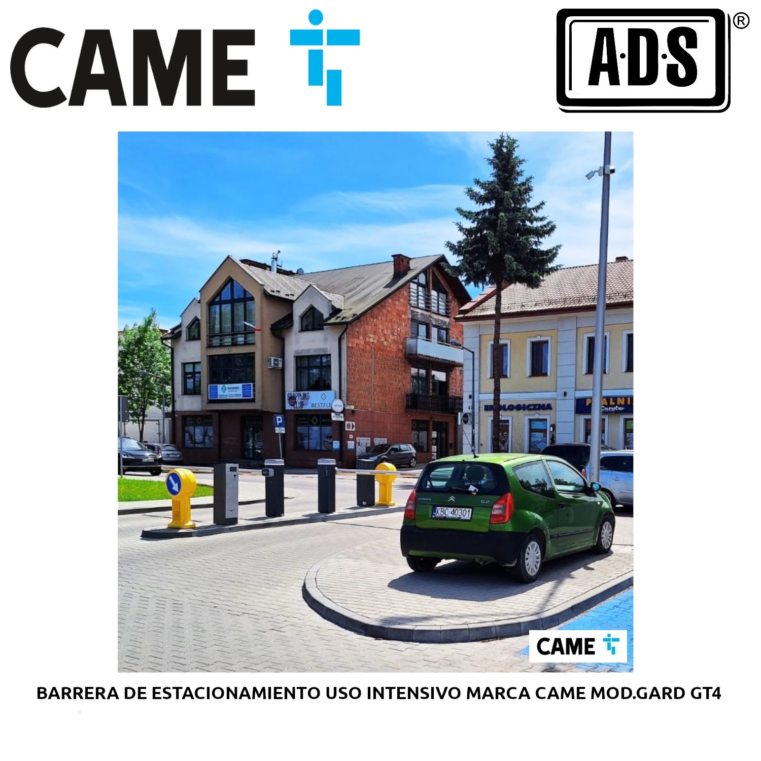 BARRERA DE ESTACIONAMIENTO USO INTENSIVO MARCA CAME MOD.GARD GT4